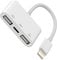 Lightning auf USB Adapter iPhone OTG Stecker(3in1) für Schnellladegerät Tastaturen USB Stick Kartenlesegerät Kamera Maus Hub Zubehör Ladekabel 14 13 12 11 Pro Max Mini 8 7 Plus X Xs Xr Se 6 Ipad Air