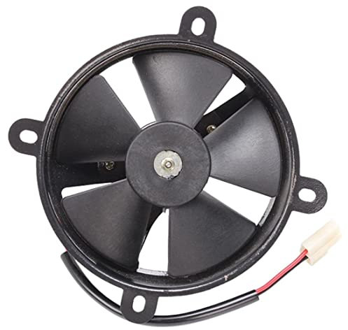 6 12V Universale Motociclo Sottile Elettrico Raffreddamento Radiatore Ventola Assemblaggio Serbatoio Acqua Parti Per 150cc 200cc Quad Dirt Bike ATV