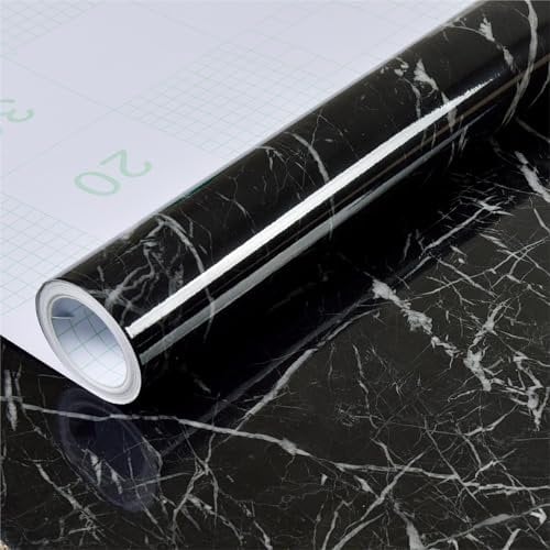 80cm×3m, 80CM Wide Marble Wallpaper Large Self Adhesive Vinyl, Sticky Back Plastic Roll, Waterproof Extra Thickness Contact Paper Self Adhesive Vinyl Wrap for Furniture Redo Kitchen Worktops etc