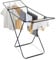 TIENDA EURASIA - Tendedero de Ropa Plegable, Estructura Metálica Ligera de Color Negro, Capacidad para 20 Metros, Medida Abierto 180 x 55 x 89 cm