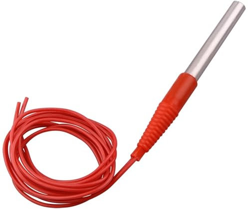 Genérico Elemento Calefactor de Cartucho de 12v/24v/36v/48v con Cable a Prueba de Agua de 1m Calentador de Agua sumergido de 100w/200w (Size : 12v 100w)
