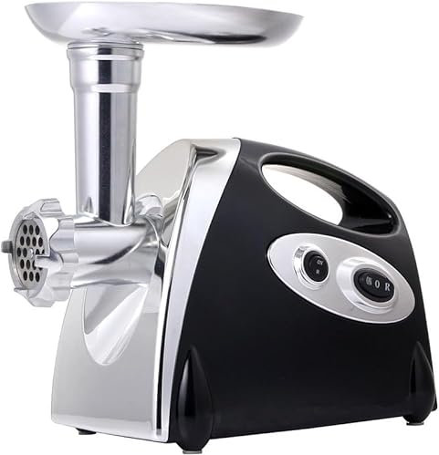 2800 Watt Elektrischer Fleischwolf, Haushalts-Fleischwolf mit Lochscheiben, Wurstmaschine, Wurstfüller, Multifunktionaler Food Processor, Edelstahl-Fleischwolf, Wurstfüller, Edelstahl-Wurstmaschine.