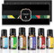 CASANOVA® - Juego De 6 Aceites Esenciales Para Humidificador 10ml Aromaterapia Natural Pack Aromas Bio Difusor Ambientador Perfumes Hogar Velas Incienso Puros Esencias Lavanda Sandalo Rosa Vainilla