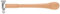 NUOBESTY Jewelry Making Hammer, Two-Sided Chasing Hammer Mallet Hammer Tool Tapping Block for Vinyl Plank Flooring Mallet Rubber Hammer