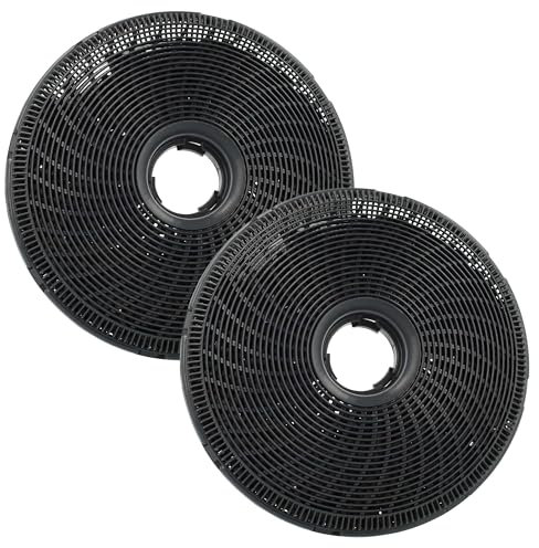 vhbw 2x Aktivkohlefilter kompatibel mit AEG DVE5671HG, DVB5860B, DVB5870B, DGB2531M, DPE4941M, DVB5560B, DGB3850M, DPE4641M Dunstabzugshaube