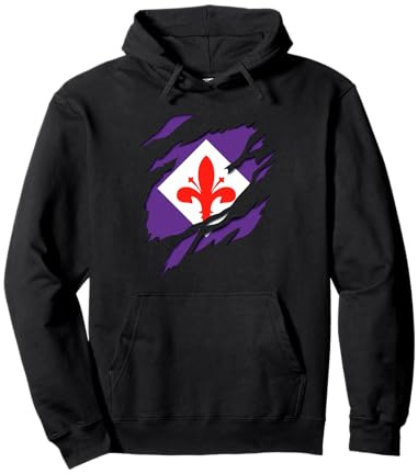 Bandiera Puglia Fiorentina Italia Effetto 3D Tridimensionale Felpa con Cappuccio