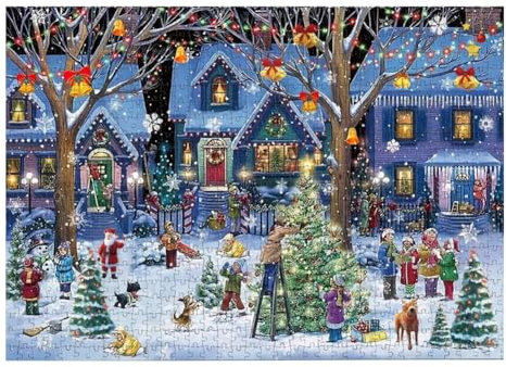 2024 Christmas Jigsaw Puzzles Advent Calendar, 1008 Pieces Holiday Jigsaw Countdown to Christmas, 24 Parts Puzzles for Kids Adults