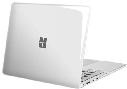 MOSISO Coque Compatible avec Microsoft Surface Laptop 13,8 Pouces PC 7ème Edition 2024 Release Modèle 2036, Coque Rigide de Protection en Plastique,Transparent Clair