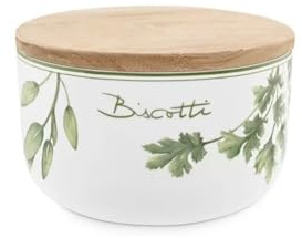 LA PORCELLANA BIANCA Coltivia Barattolo Biscottiera 20x12cm Porcellana
