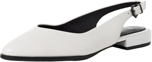 MARCO TOZZI Damen Ballerinas weiches Feel Me Fußbett Leder weiches Innenfutter Spitz