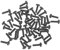 100Pcs Coated Security Ring Doorbell Replacement Screws Pan Head Design for Easy Installation and Use