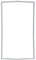 Masterpart Fridge Freezer Door Seal White 540 x 1075mm To Fit Bosch Fridge Freezers 0020950