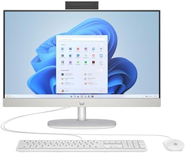 HP 24-cr0112ng - All-in-One (Komplettlösung) - Celeron N100 - RAM 8 GB - SSD 512 GB - NVMe - UHD Graphics - 1GbE - Wi-Fi 6 - Bluetooth 5.3 - WLAN: 802.11a/b/g/n/ac/ax - Bluetooth 5.3 - Freed
