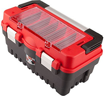 EXTOL PREMIUM Werkzeugkoffer CARBO, Größe S, 462x256x242mm