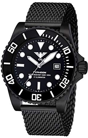 KHS Typhoon Black Steel KHS.TYBS.MB mit Maschenband schwarz