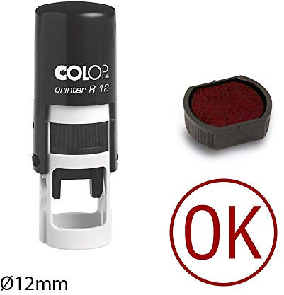 Stempelkissen OK COLOP Printer R12 12 mm blau rot