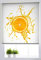 Estoralis Cocina| Estor Enrollable Diseño Moderno|Sin Taladrar Translúcido Estampado | Modelo C-1055 | 75 x 150 cm (Ancho/Alto) Tamaño Tela 72 x 150 cm | Estores para Ventanas y Puertas