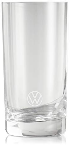 Volkswagen 000069601BT Trinkglas Glas Trinkgefäss Bleikristall, mit neuem VW Logo