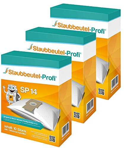 30 Staubsaugerbeutel kompatibel mit Swirl S71, S 71 geeignet für Siemens Dynapower XXL Car & Home