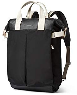 Bellroy Tokyo Totepack Premium (leather backpack and tote bag, 13 laptop, tablet, notes, cables, drink bottle, spare clothes, everyday essentials) - BlackSand