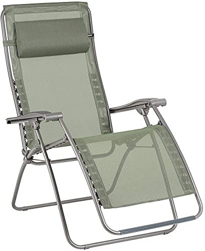 Lafuma Relax-Liegestuhl, Klappbar und verstellbar, RSXA Clip, Batyline, Farbe: Moss, LFM2035-8557