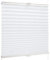 SchattenFreude Basic Klemmfix-Plissee für Fenster | Mit Klemm-Haltern | Ohne Bohren | Reinweiß, Breite: 120cm x Höhe: 130cm