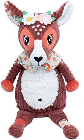 Les Deglingos Mélimélos La Biche Schmusetuch Original – Schmusetuch ideal ab der Geburt – Geschenkidee zur Geburt – Plüschtier sehr weich