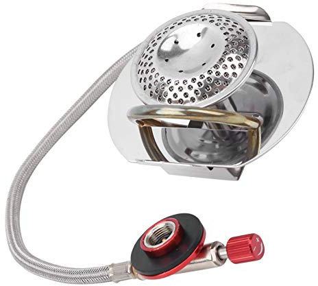 EVTSCAN Camping Gas Stove Outdoor Mini Portable Stove Furnace Portable Gas Furnace Hot Pot Cooker for Travel Picnic