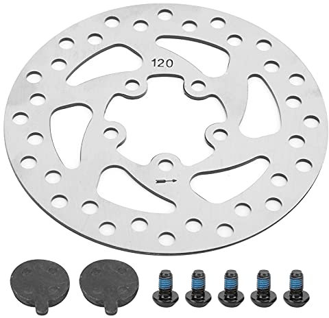 120mm Bremsscheibe, 5 Löcher Edelstahl Bremsscheibe für M365/PRO/PRO2 Elektroroller Modifikationszubehör Für Elektrofahrräder