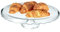 KADAX Kuchenständer aus Glas, Tortenständer mit Fuß, runde Tortenplatte für Muffin, Kekse, Desserts, Geburtstag, Party, flach Ständer für Hochzeit, transparenter Kuchenteller (Ø 32,5cm)