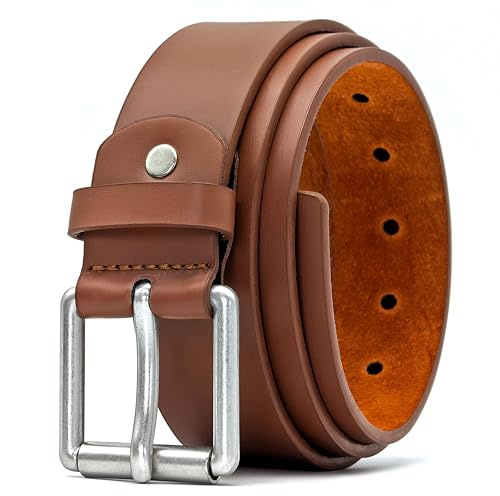 Ossi Herren 38mm Schlau Lässig Jeans Schwarzer Gürtel