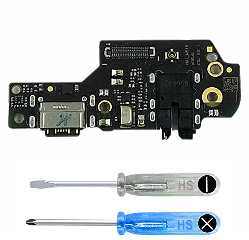 MMOBIEL Ladebuchse Kompatibel mit Xiaomi Redmi Note 8 2021-6.3 inch -Dock Connector USB C - Audio Jack/Mikrofon/Antenne Ersatz - Inkl. Schraubenzieher