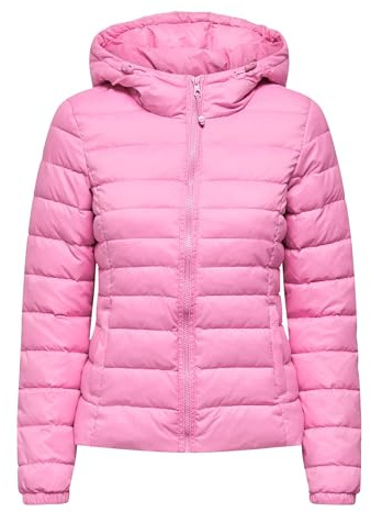 ONLY Women's Onltahoe OTW Noos Hood Jacket Quilted, Fuchsia Pink, XS