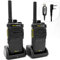 TechSide TS-T1 | Radio Walkie Talkie | 16 Canali Pmr446 | Senza licenza IP54 Vox | Ricarica rapida USB type C Clonazione WIFI | Ristorante Montagna Ciclismo Escursioni Stadi (2 Pezzi)