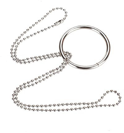 Lodokdre Ring aus Silber, Perlenkette, Straßenzubehör, Legierter Stahl Perle