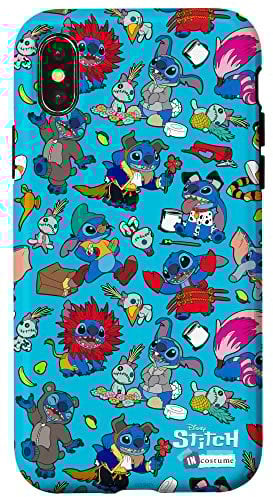 iPhone X/XS Disney 100 Stitch in Costume Disney Characters and Scrump Case