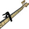 Saz Baglama Kelepce - Kapodaster mit Federmechanismus für Saz Baglama in Farbe schwarz