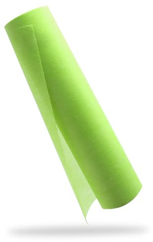 YUNSHANGHE Vlies Tischläufer, 30 cm x 25 m Tischdeko Tischläufer, Dekoratives Tischband für Taufe, Kommunion, Geburtstage, Hochzeiten und Party (Hellgrün)