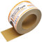 Shineboc 12m x 70mm Sandpaper Roll Self Adhesive PSA Stickyback Sand Paper Gold PSA Longboard Sandpaper Long Aluminum Oxide Backed Sandpaper for Woodworking Metal Plastic Automotive, 120 Grit