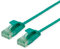 ROLINE RM UTP DataCenter Patchkabel Kat.6A (Class EA), Slim, grün, 1,5 m
