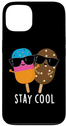 Hülle für iPhone 13 Lustiges Popsicle Wortspiel mit Aufschrift Stay Cool