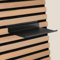 Étagère pour panneaux acoustiques, 40 x 15 cm, en métal, étagère flottante, pour salon, chambre à coucher, bureau, cuisine, accessoires pour panneaux acoustiques (40 x 15 cm)