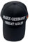 Make Germany Great Again, Schwarze Baseball Kappe mit weißer Schrift, MAGA, Deutschland