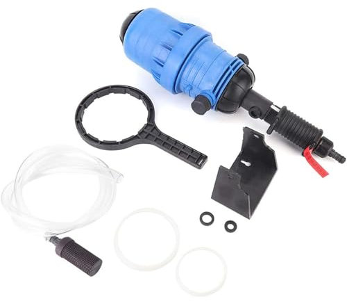 Engrais Injecteur Distributeur, 0.4%~4% Pompe Doseuse Automatique Pompe Doseuse De Débit, Alimenté par l'eau Doseur De Liquide pour L'irrigation Au Goutte À Goutte Engrais/Bétail