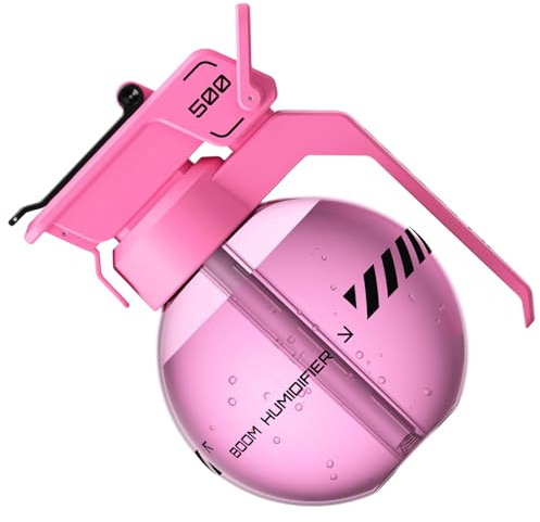 Moderne Handgranaten Luftbefeuchter Dekorative Sprühflasche für Zuhause und Büro Dekorative Gadget Schwarze Sprühfarbe