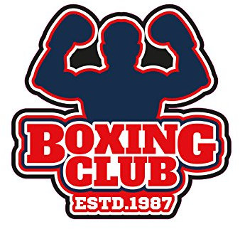 1 x Aufkleber Boxing Sticker Box Club Estd 1987 Oldschool WBC Sport Boxen NEU
