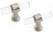 LONTAN 10 Pack Drawer and Door Knobs - Brushed Nickel Acrylic in Nickel for Chest, Kitchen, Bathroom Cabinet