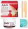 Nad’s Cire Pour Du Maillot À La Brésilienne - Kit D'Épilation À La Maison Avec Cire Dure, Pot de Cire Chaude, y compris la zone intime