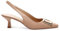 Sangiorgio Slingback Rosa in Pelle Cipria con Tacco Medio - K40 Nappa Nude - Taglia 36
