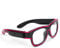 Ainiv Occhiali luminosi, Occhiali luminosi, Occhiali da festa Wireless El Wire Neon Rave Occhiali Costumi per feste, EDM, Natale(Rosa) (Cavo USB Incluso)